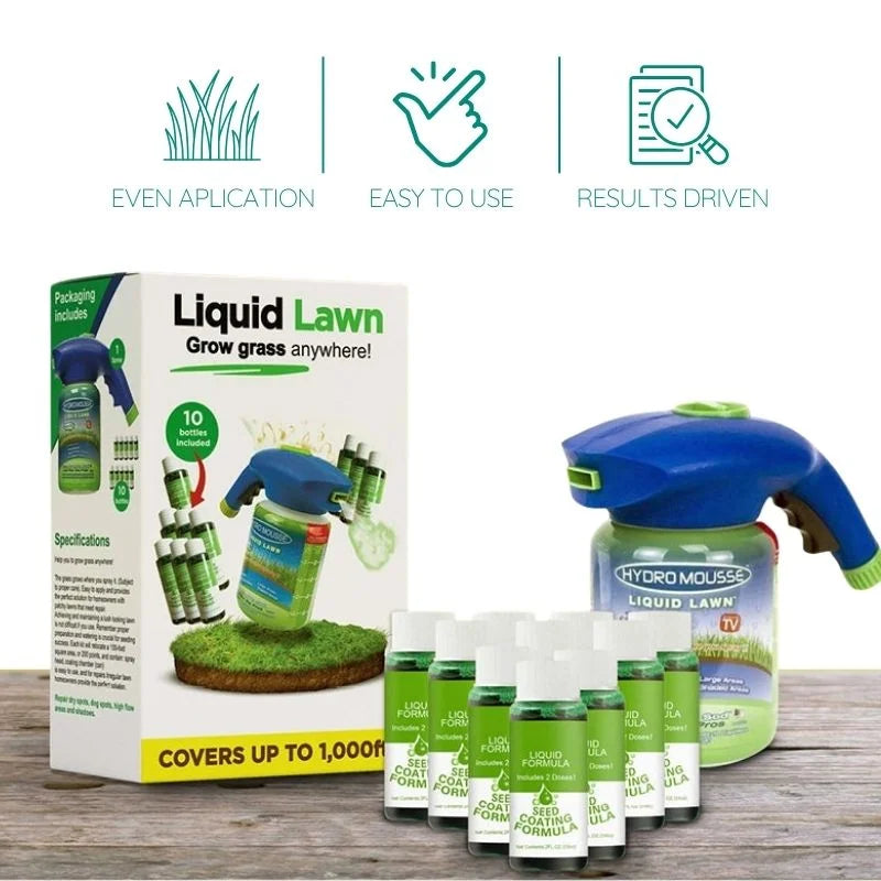 spray garden seed Liquid Lawn Seed Spray — Wrapango