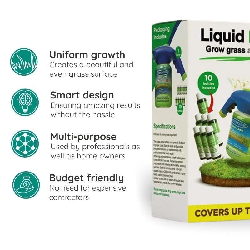 spray garden seed Liquid Lawn Seed Spray — Wrapango