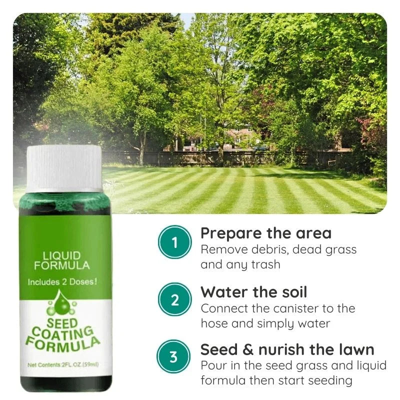 spray garden seed Liquid Lawn Seed Spray — Wrapango
