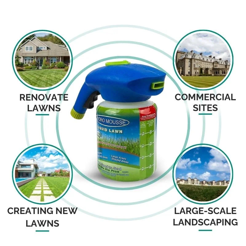 spray garden seed Liquid Lawn Seed Spray — Wrapango