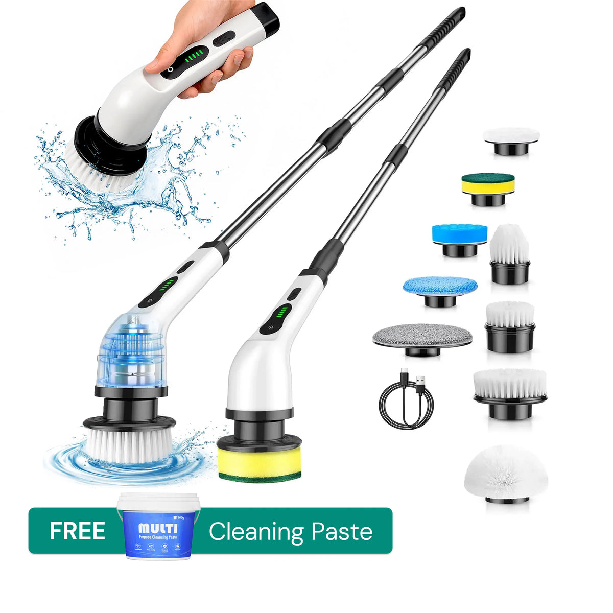 Ergonomic Spin Scrubber — Wrapango